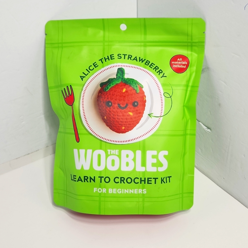 The Woobles-Learn to Crochet-Alice the Strawberry